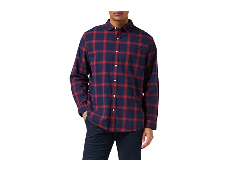 Navy/Red, Buffalo Plaid