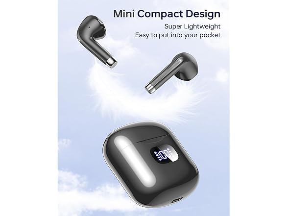 KTGEE Wireless Earbuds Bluetooth black