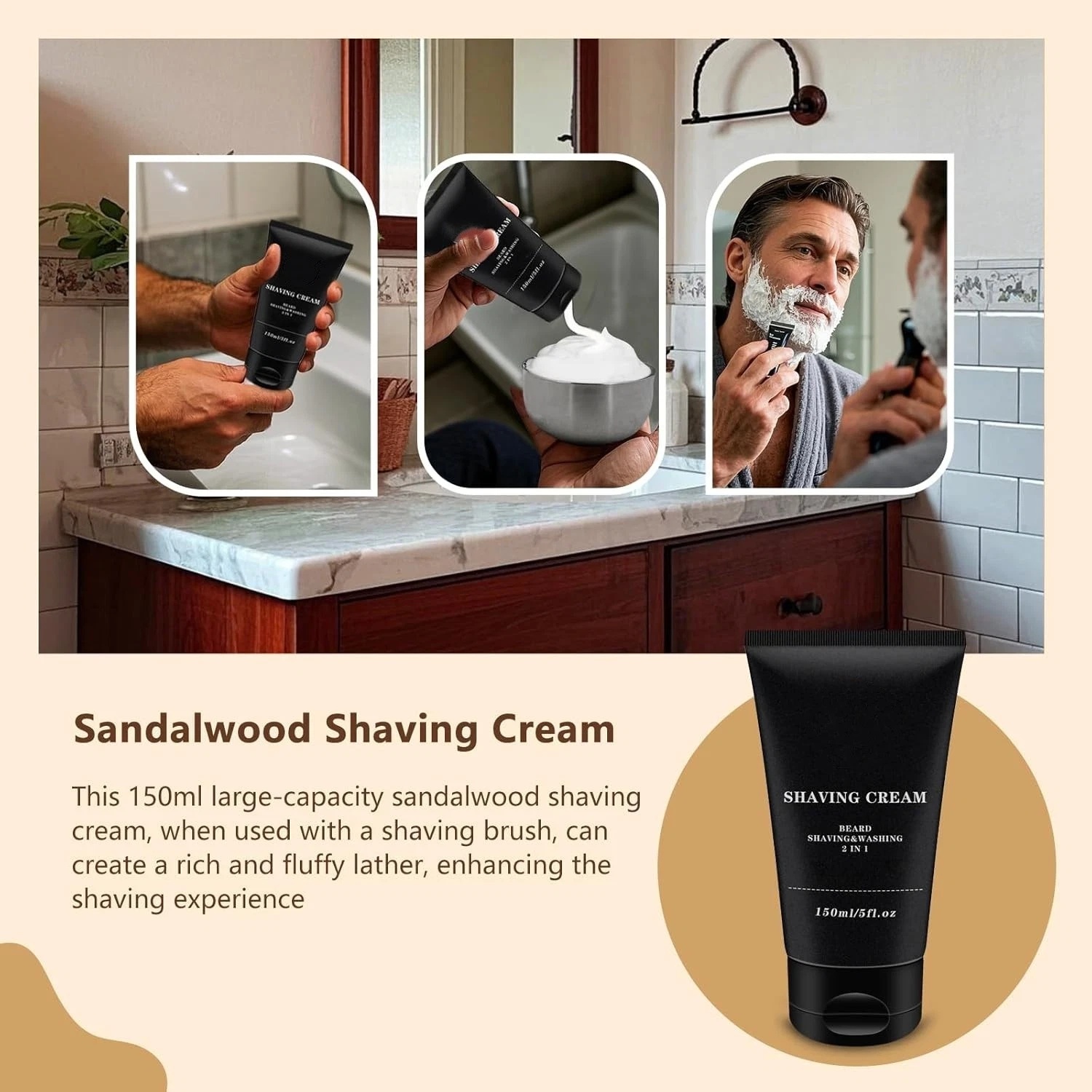 3 in 1 Shaving Brush & Bowl Kit - Gallery 11