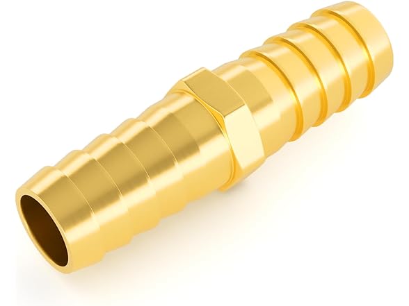 TAISHER 2 Pieces Brass Hose Barb Reducer