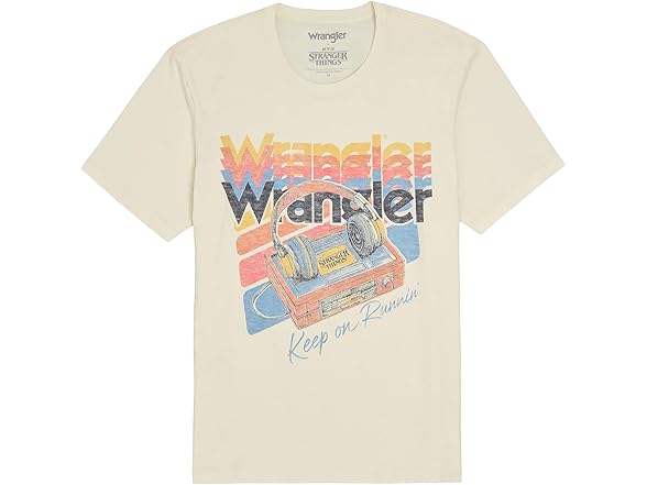 Wrangler x Stranger Things Keep on Runnin Tee