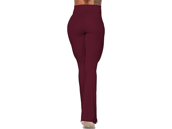 Sunzel Flare Leggings 30in XL Black Cherry