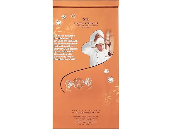 Lindt LINDOR Holiday Snickerdoodle White Chocolate
