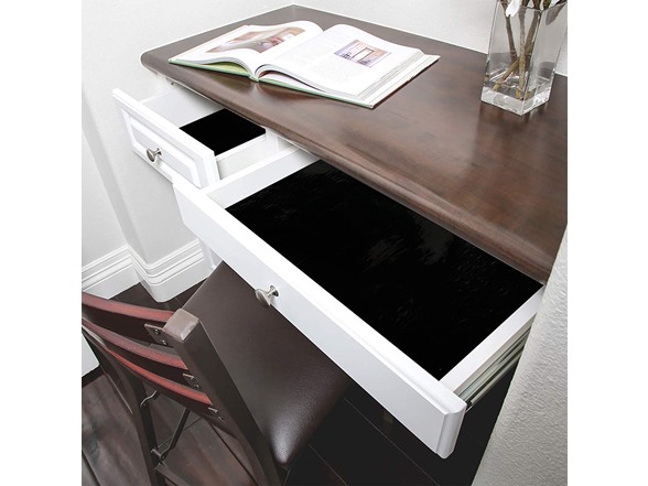 Smart Design Adhesive Shelf Liner- Black