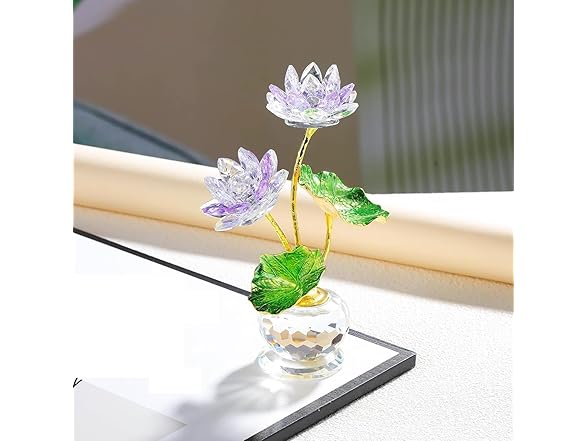 Taozhiyuan Pink Crystal Lotus Flower