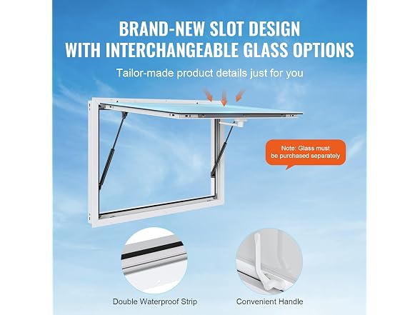 VEVOR Concession Window 36"x24"
