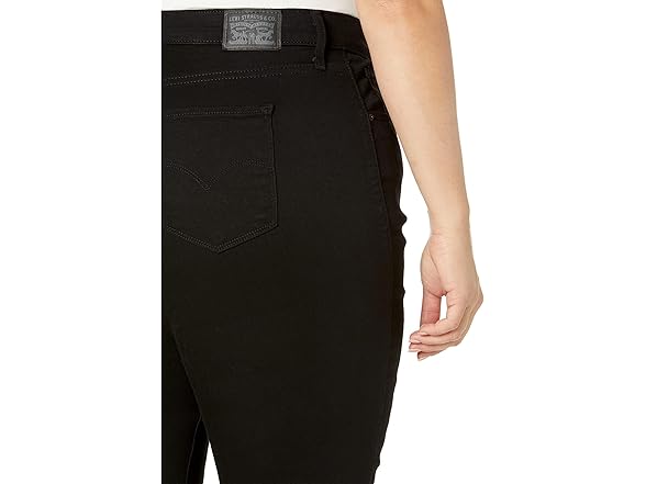 Levis Womens 725 Bootcut Black (24)