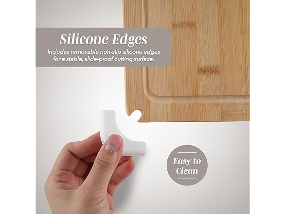 COOK WITH COLOR Non-Slip Cutting Board Set 