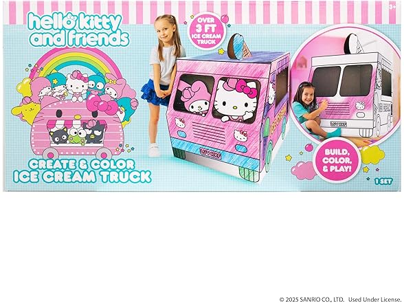 Hello Kitty and Friends Create & Color Ice Cream Truck Playhouse