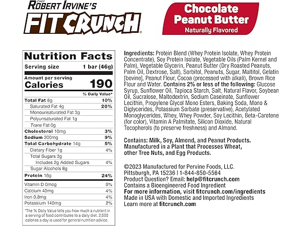 9CT FITCRUNCH Snack Size Protein Bars, 6-Layer