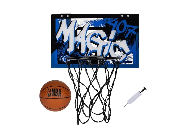 Franklin Sports NBA Orlando Magic Over The Door Basketball Hoop