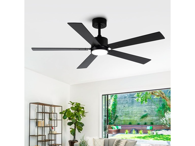 WHOSE LAMP PU-01B110A 52 Inch Ceiling Fans with Ligh