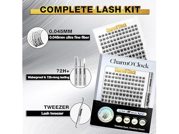 CharmO'clock NS4210035 lash clusters kit