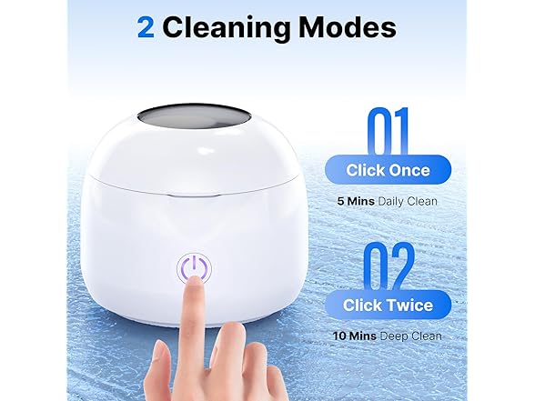 CXRUY Ultrasonic Retainer Cleaner