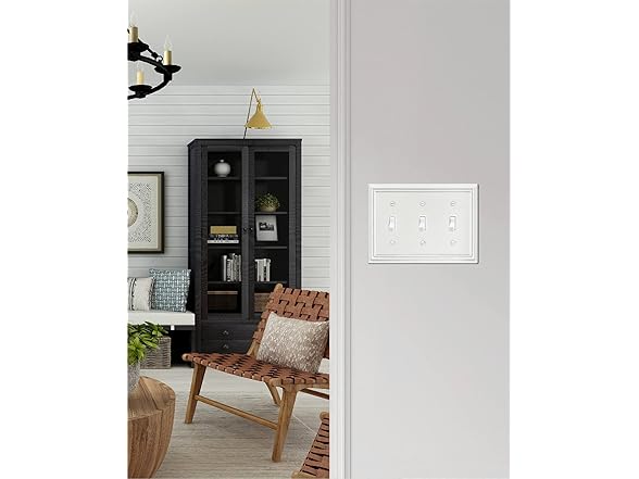 2 Pack Triple Toggle Switch Wall Plate