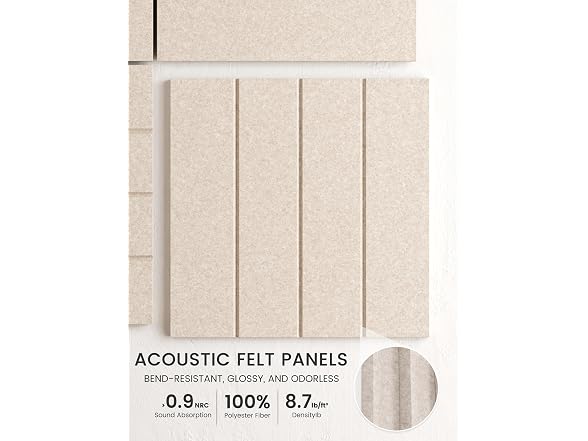 Bumusty 12 Pack Large Felt Bulletin Board Tiles