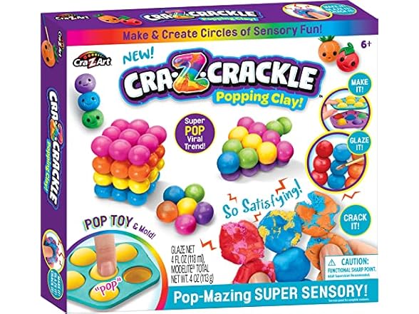 CRA-Z-Crackle Clay Pop-Mazing Super Sensory Kit