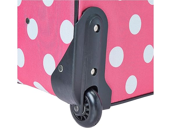 Rockland 4-Pc Polka Softside Luggage Set