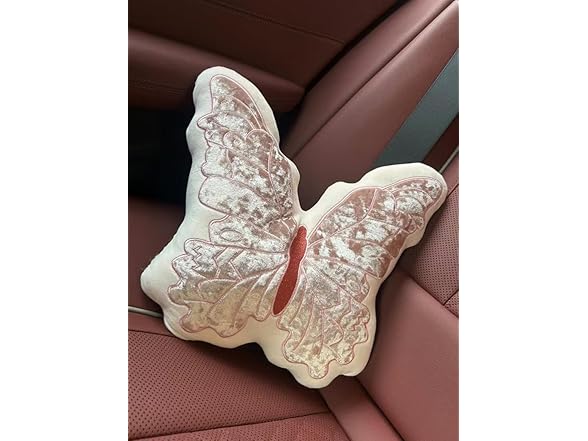 KIJISU Butterfly Throw Pillow