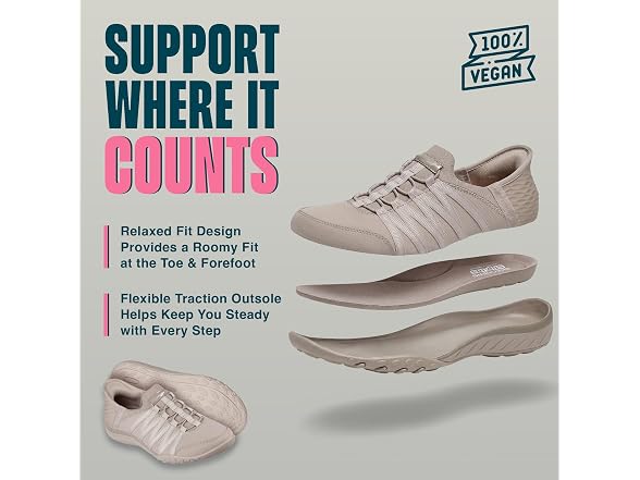 Skechers Women's Breathe Easy Roll With Me Slip-Ins