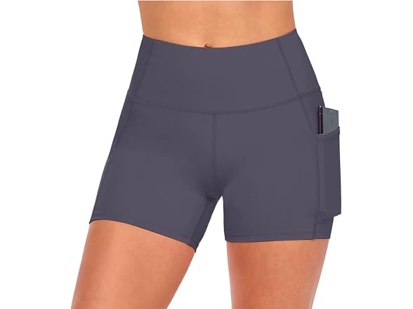Natural Uniforms Women (S) High Waist Yoga Shorts