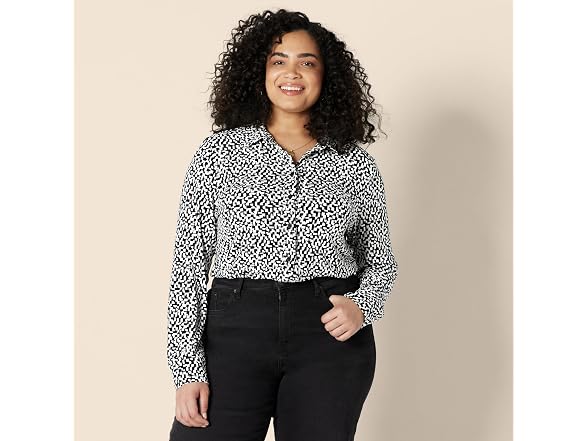 Amazon Essentials Women Regular-fit Matte Shirt