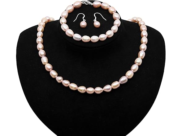 KK LifeStyle Freshwater – Lavender Pearls Set