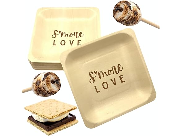 Perfect Stix S'More Plates & Sticks Set 25ct