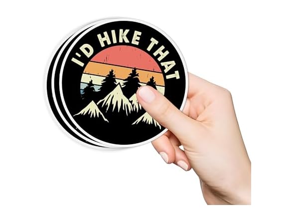 GNAART I'd Hike That ,Nature Stickers