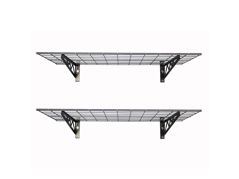 SafeRacks Wall Shelving, 2-pack New (Open Box)