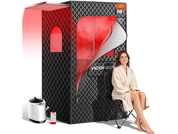 Viconor Portable Sauna Box Black