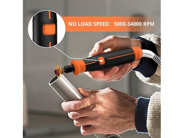 TILSWALL USPRRT01 Cordless Rotary Tool Kit Orange
