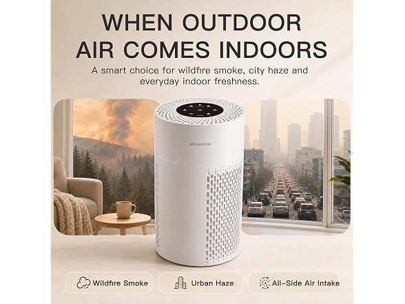 MEGAWISE 2-Pack HEPA Air Purifier