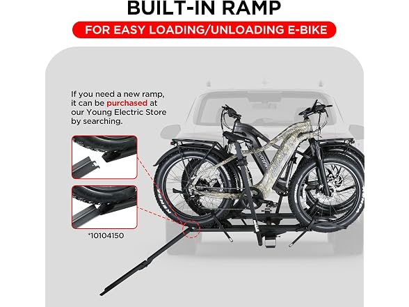 EZ-FOLD Aluminum 2-Ebike Carrier
