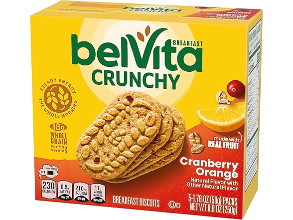 belVita Cranberry Orange 5pk