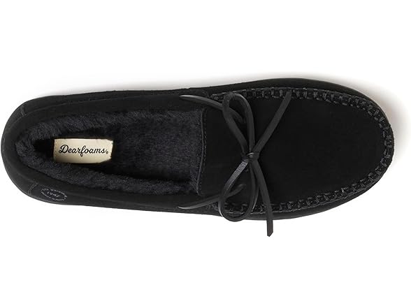Dearfoams Men's Suede Slip On Moccasin 8,13