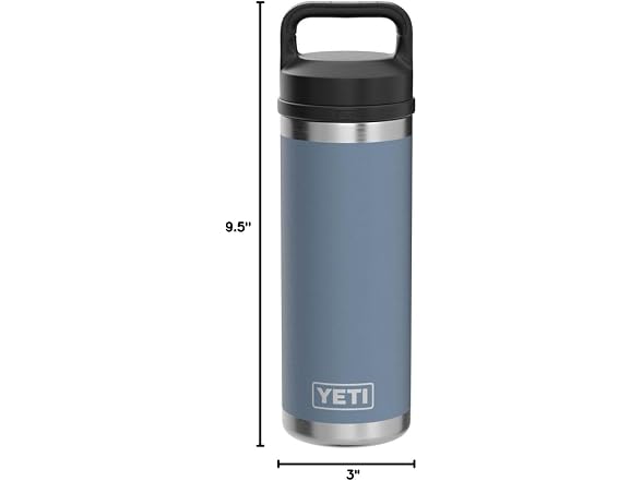 YETI Rambler 18oz Bottle, Nordic Blue