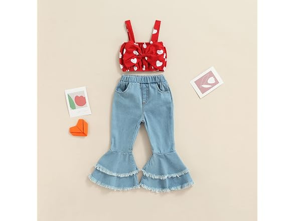 Eadrioss Girls (Toddler) 2pcs Kids Baby Day Pants