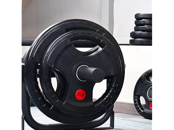 Signature Fitness Olympic Weight Plate, 35LB Pair