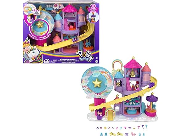 Polly Pocket Rainbow Funland Theme Park