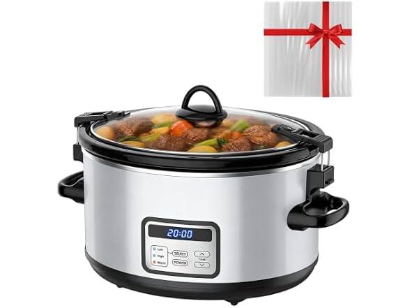 YAZRODE Programmable Slow Cooker