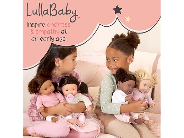 LullaBaby – 14-Inch Doll & Twin Stroller