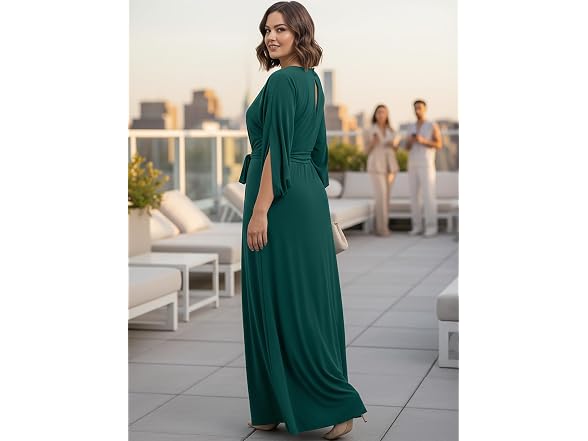 KOH KOH Women (XL) Long Flowy Casual Short Dress