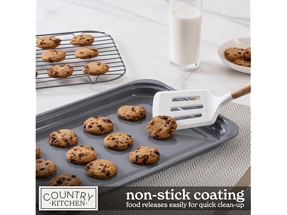8-Piece Nonstick Stackable Bakeware Set