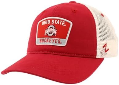 ZHATS Standard NCAA Officially Licensed Hat University Patch Switchback Team Color Stone, One Size