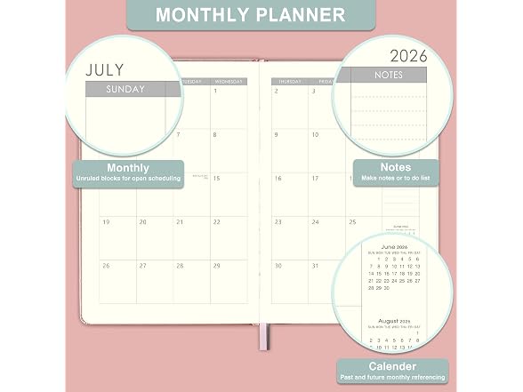 Lemome Planner 2026-2027 - Weekly and Monthly