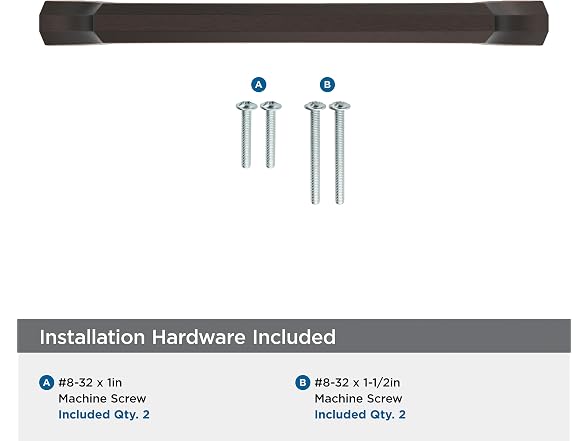 Amerock Bellamy 6-5/16" Center-to-Center Bronze Cabinet Pull