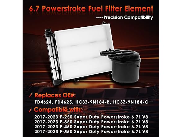 6.7 Powerstroke Diesel Fuel Filter Element