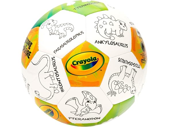 Crayola Official Soccer Ball - Dinosaur