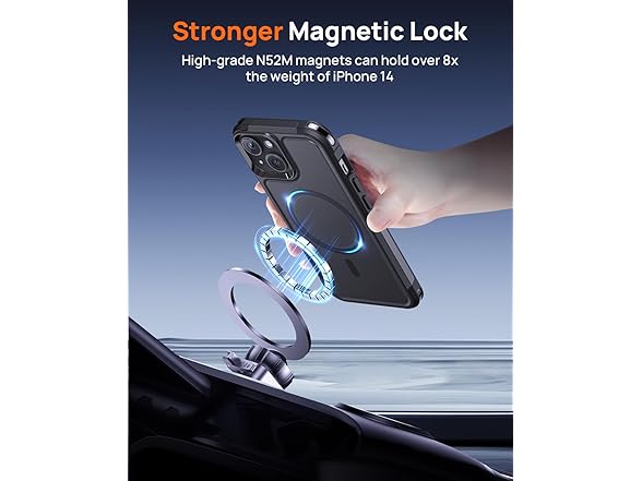 2-Pack Magnetic iPhone 14 Case Set